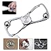 Produktbild edc Hände Spinner zappeln Spielzeug – Flaschenöffner – Karabiner D-Ring Schlüsselanhänger – Bonus USB kostenpflichtig Mini Taschenlampe – langlebig Metall mit hoher glatten Speed Stress Relief Erwachsene Kinder, Büro Schreibtisch Gadget Silber Preis XES