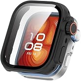 Rongep [Change-Case] Huawei Watch Fit 4 Pro i&ccedil;in 2&rsquo;si 1 Arada Sert Polikarbonat Kasa Koruyucu Dokunma ve Netliği Etkilemeyen 