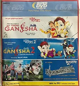 My Friend Ganesha / My Friend Ganesha 2 / Bhootnath [3 In 1 Combo - Super DVD]
