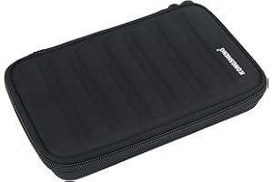 BNINETEENTEAM Harmonica Estuche de Transporte Harmonica Estuche de Almacenamiento Bolsa Caja de Cuero de PU con Cremallera para 7 armónicas Negro Armonica Hohner