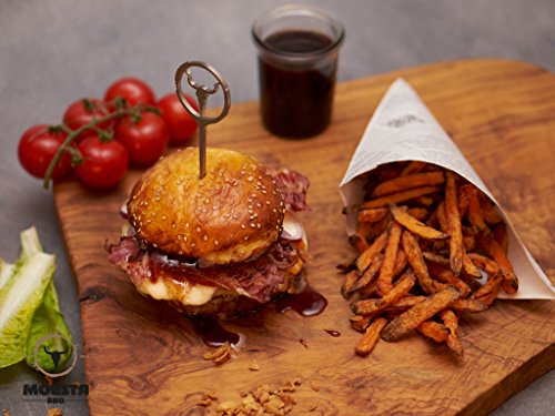 Moesta-BBQ BurgerSpieß – zum Anrichten und fixieren deiner Burger (4er Set) - 3