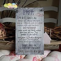 Shabby Style Holzschild - Papa ~ DANKE, dass du.(UNS)