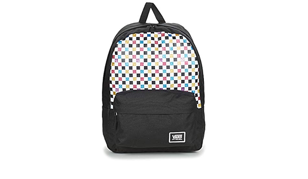 glitter check realm backpack