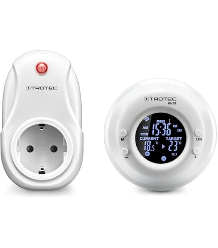BR Bringer WiFi Thermostat – App-steuerbar Für Infrarotheizungen, Mit Zeitschaltuhr