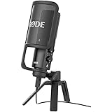 RØDE NT-USB Microphone USB à condensateur polyvalent de qualité studio avec filtre anti-pop et trépied pour le streaming, les