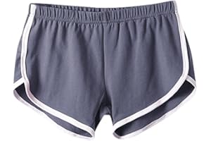 SHOBDW PANTALONES SHOBDW Las Mujeres de Moda señora de la Cintura elástica Verano sólido hasta la Rodilla cómodos Pantalones Cortos Deportivos Pantalones Casuales de Playa