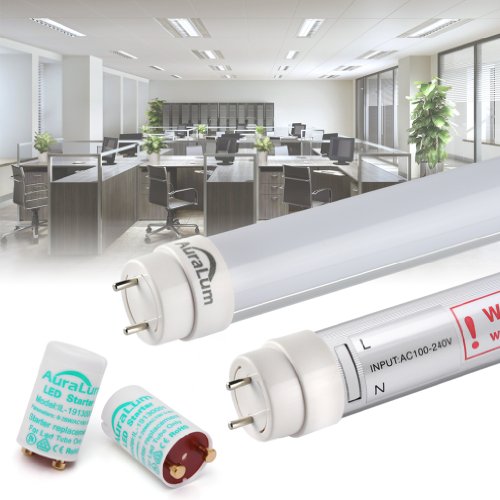 Auralum® 2x 150cm T8 G13 LED Röhre Leuchtstoffröhre Tube SMD 2835 24W Naturweiß (4000-4500K) inkl. LED Starter - 6