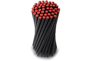 TEN Tubo pvc con matite cristallo rosso Laurea confezione 50 pezzi cod.EL4103 cm 18x0,73x0,73h by Varotto & Co.