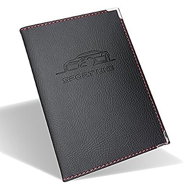 Jolis Papiers Porte Papiers Voiture Etui Carte Grise Permis De Conduire Cuir Synthétique Haute Qualité Sport Line