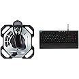 Logitech G Extreme 3D PRO Joystick, 12 Programmable Buttons- Black/Silver & 213 Prodigy Gaming Keyboard, LIGHTSYNC RGB Backlit Keys,Black