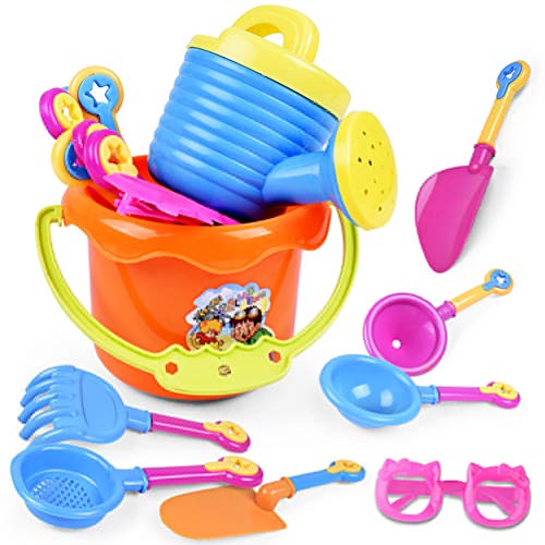 Preisvergleich Produktbild InvocBL Sandspielzeug-Set für Kleinkinder und Kinder, 9 Stück