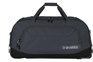 travelite Sac de Voyage à roulettes Grand, XL, Kick Off Sac Voyage Roulette, Trolley Voyage avec roulettes Sportif, 77 cm, 120 litres