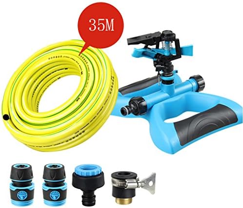 DZW Double Water Butterfly Seat Rotary Sprinkler, Sprinkler 360° Automatic Watering Rotation Multiple Series Various Adjustment Sprays Garden Irrigation Lawn Watering,K
