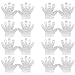 250 Pair of Disposable Plastic Thicken Transparent Glove Coloring Treatment Gloves BBQ Sushi Food Handing Processing Gloves