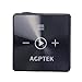 Price comparison product image Bluetooth Receiver, AGPTEK A15 8GB Bluetooth 4.2 Mini Mp3 player, with Back Clip for Sport, Black