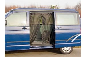 BKICKI Rete magnetica della mosca della maglia dello schermo del camper Van Flyscreen del portello scorrevole per VW T5 T6