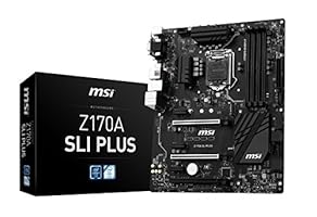 MSI Mainboard Z170A SLI PLUS LGA1151 4x DDR4 max 64GB 3x PCI-E 3x PCI-E16x 1x VGA 1x DVI 1x HDMI 6x SATA3 USB3.1 USB2.0 ATX