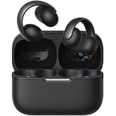 Anker Soundcore AeroClip Bluetooth Kulaklık, 4 Yapay Zeka Destekli Mikrofon, 12 mm S&uuml;r&uuml;c&uuml;ler, Y&uuml;ksek &Ccedil;&ouml;z&uuml;n&uuml;rl&uuml;kl&uuml; Ses, Siyah 
