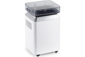 Kalopsia Déshumidificateur d'Air Électrique Professionnel: 80L/Jour Anti-Moisissure 170m² Évacuation Automatique Pompe 5M Réservoir Amovible 8L pour Cave/Maison/Bureau/Chambre/Famille