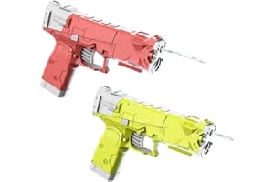 ANYINGKAI Klein Wasserpistole,2 Stück Wasserspritzpistole Klein,Mini Wasserpistolen,Premium Wasserpistolen Set,Wasser Spritzpistole Kunststoff,Wasser Spritzpistole für Sommerpartys im Freien