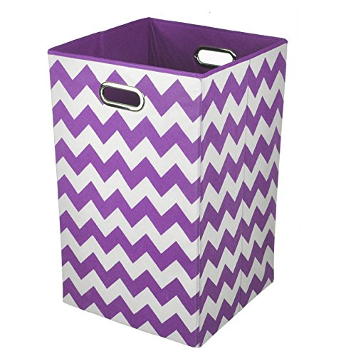 Modern Littles Colour Pop Folding Laundry Basket (Purple)