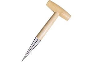 GUANICI Plant Stake Flower Bulb Planter Bulb Planter with Calibration Planting Wood Plant Shovel for Plants of Plant Seeds Seedlings or Flower Bulbs