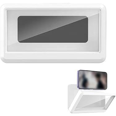 Waterdichte telefoonhouder voor thuis aan de muur, zwart