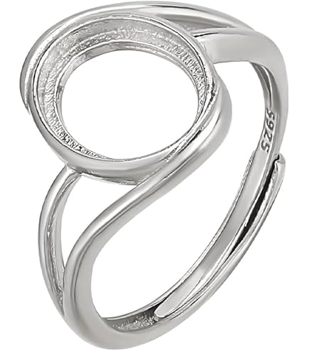 10 Stck. Verstellbare Einfassung Ring Rohlinge Basis Einstellung