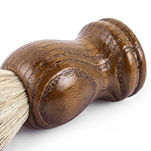 QSHAVE 100% Best Original Pure Badger Hair Shaving Brush Handmade with Handle on Wood. High Quality Resin Handle… - Image 6