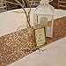 Produktbild Nvfshreu Happy Wedding to Daniela 13 Pieces Rose Gold 30X180Cm Table Einfacher Stil Runners Customized Link Wedding Decorations Party Decorations Wedding Decor Sequin Table Runner