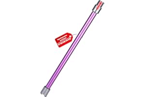 ZITFRI Tube Télescopique pour Dyson V7 V8 V10 V11 V15, Tube d’Extension Rigide avec Dégagement Rapide, Accessoire & Pièce Détachée Aspirateur 72 cm-Violet
