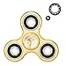 Produktbild HIZOON Hand Fidget Spinner sensorisches Fokus Spielzeug | Finger Dekomprimierung | Stress und Angst Relief | Das perfekte Geschenk für Ruhe & Fokus | Aluminium Legierung | (Krebs Gold)