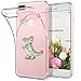 Produktbild VemMore für iPhone 7 Plus Hülle Silikon Transparent Schutzhülle Flexible Clear Weich TPU Gel Case Cover Durchsichtig mit Muster Handyhülle Backcover Schutz Etui Kratzfeste Soft Silicone Protective Bumper Zurück Schale Ultra Dünn Slim Scratch-Resistant Handytasche - Drachen