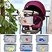 Homgaty Baby Pram Stroller Hanging Bag Multi Functions Organizer Storage Bag (Whale Pattern)