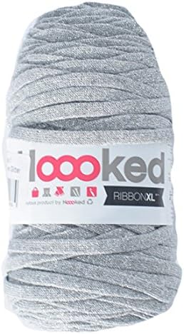 HOOKED Ribbon XL Glitter, Silver