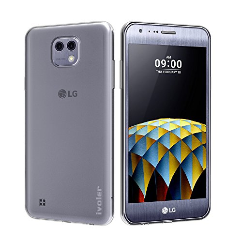LG X Cam Funda  iVoler TPU Silicona Case Cover Dura Parachoques Carcasa Funda Bumper para LG X Cam   Ultra-delgado   Shock-Absorci  n   Anti-Ara  azos   Transparente - Garant  a Incondicional de 18 Meses