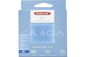 Zolux Cascade 60 2 x Spugna Blu Ricambio Filtro Acquario Dolce Marino