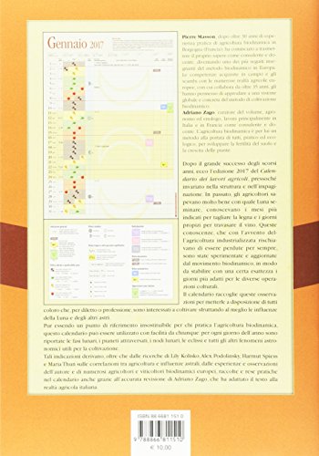 Book's Cover of Calendario dei lavori agricoli 2017. Lunario e planetario secondo il metodo biodinamico