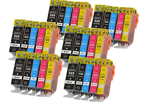 30 Druckerpatronen kompatibel für Canon PGI-525 CLI-526 - 2