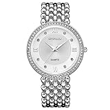modiwen tendencia de moda diamante vestido de las mujeres relojes de lujo, golde