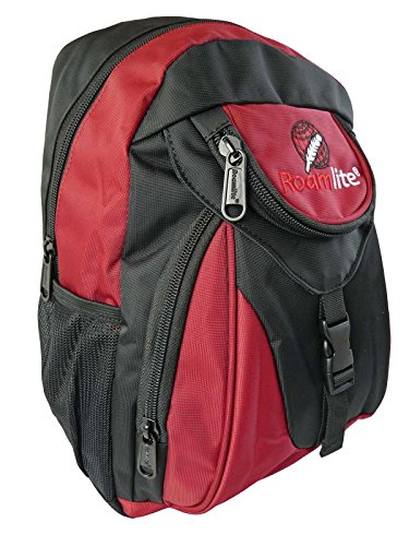 Small Backpack Bag Kids Boys Girls School Backpacks Bags Roamlite RL33M (Black Dark Red)