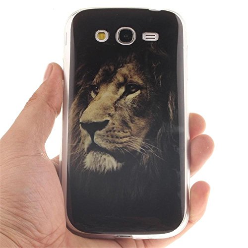 KATUMO   Carcasa Galaxy Grand Neo  Funda Silicona Transparent Gel Bumper para Samsung Galaxy Grand Neo i9060 i9082  Galaxy Grand Neo Plus i9060i Carcasa Trasera Tapa Protectora Caso Cubierta-Le  n