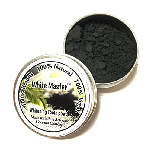 Natürliches Aktivkohle Zahnaufhellung pulver mit Aktivkohle pulver ( activated charcoal teeth whitening ) Mit Ingwerwurzel, Holeider Bentonit-Ton & Calcium NICHT-synthetisch & OHNE Chemikalien - 8