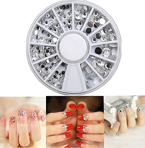 Set Strass Acryl Steine Strassteine Nageldesign Dekoration Fingernägel 5 Größen - 2