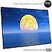 Produktbild sc083 a – 5 Panel gerahmt Kunstdruck auf Leinwand – modern Art Wand, HD Qualität 100% Garantie – Ocean Moon Tag – Wohnzimmer – Schlafzimmer Stück Home Decor Set – Einfache Aufhängen Guide – 110 x 51 cm woyw