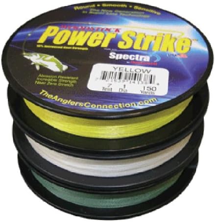 Woodstock PowerStrike Spectra Braided Fishing Line, 20-Pounds Test (6-Pounds Dia.)300 Yards, Green