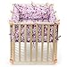 BABY VIVO WOODEN PLAYPEN SQUARE 100x75 CM WITH REMOVABLE WASHABLE INLAY VIOLET
