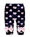 Zhuannian Baby Girls Bowknot Fleece Lining Leggings Trousers