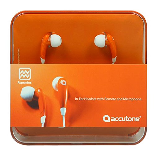AccutoneAccutone ZE-AQUA-ORG Aquarius In Ear Headset - Orange