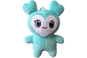 ALINUOYQ Twice Merch, Twice Lovely LABURI/Lovely Llavero de Peluche Momo Dahyun Tzuyu Sana Nayeon, LABURI Lovely Llavero de Dibujos Animados Twice Laburi Fans Regalo Llavero de Felpa